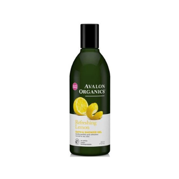 Avalon Organics Lemon Verbena Bath & Shower Gel 12 oz