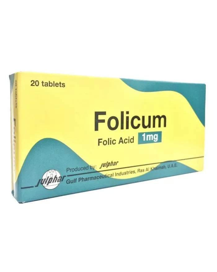 Folicum 1 mg Tablets 20'S