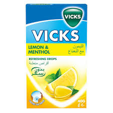 Vicks Soothing And Refreshing Throat Drops - Lemon & Menthol