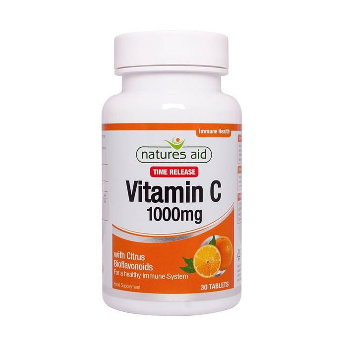 Natures Aid Vitamin C  Time Release Tablets 30's 1000 mg