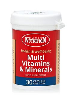 Basic Nutrition MultiVitamins & Minerals Capsules 30'S