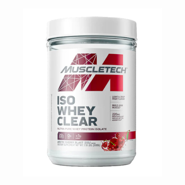 Muscle Tech ISO Whey Clear Arctic Cherry Blast 1.1 LBS