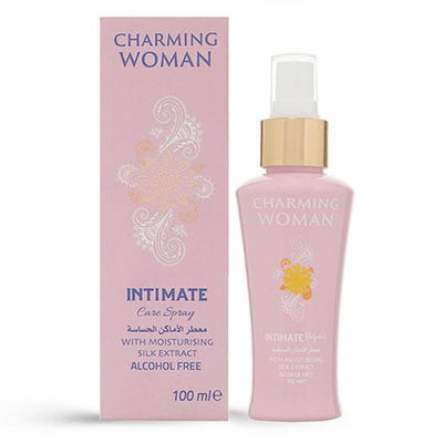 Charming Woman Alcohol-Free Intimate Care Spray Pink With Moisturizing Silk Extract 100ml