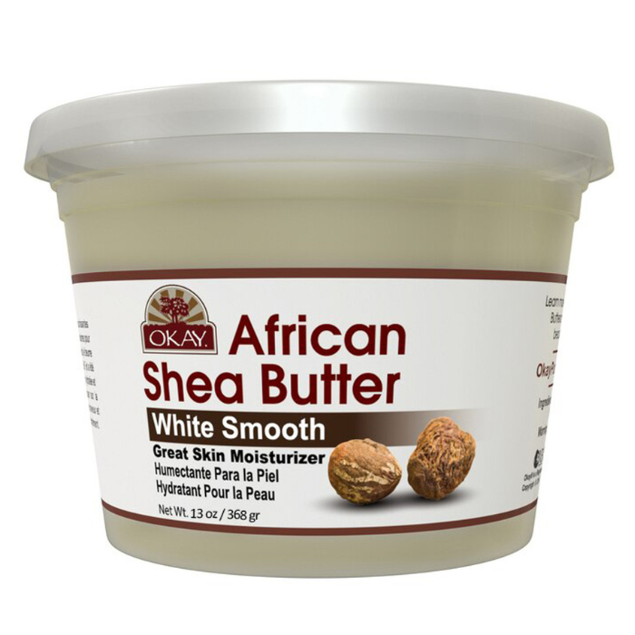 Okay Pure Naturals African Shea Butter Skin & Hair - White 13oz