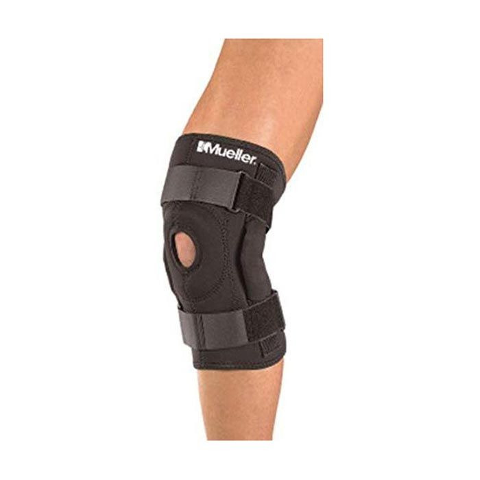 Mueller Hinged Large Wrap Around Knee Brace Black