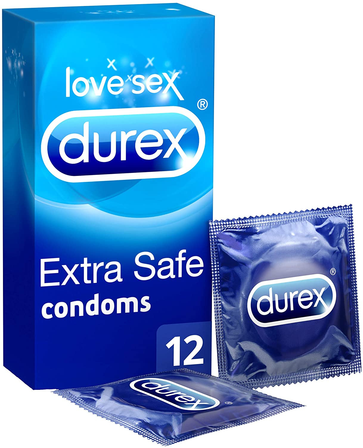 DUREX EXTRA SAFE CONDOMS 12'S