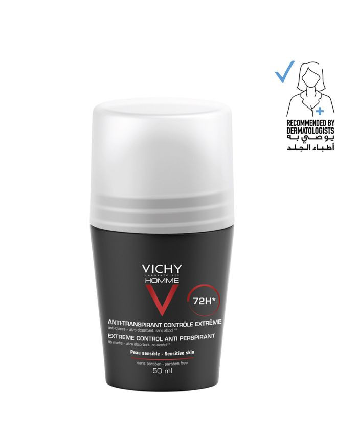 Vichy Homme 72 Hours Anti Transpirant Controle Extreme 50 ml