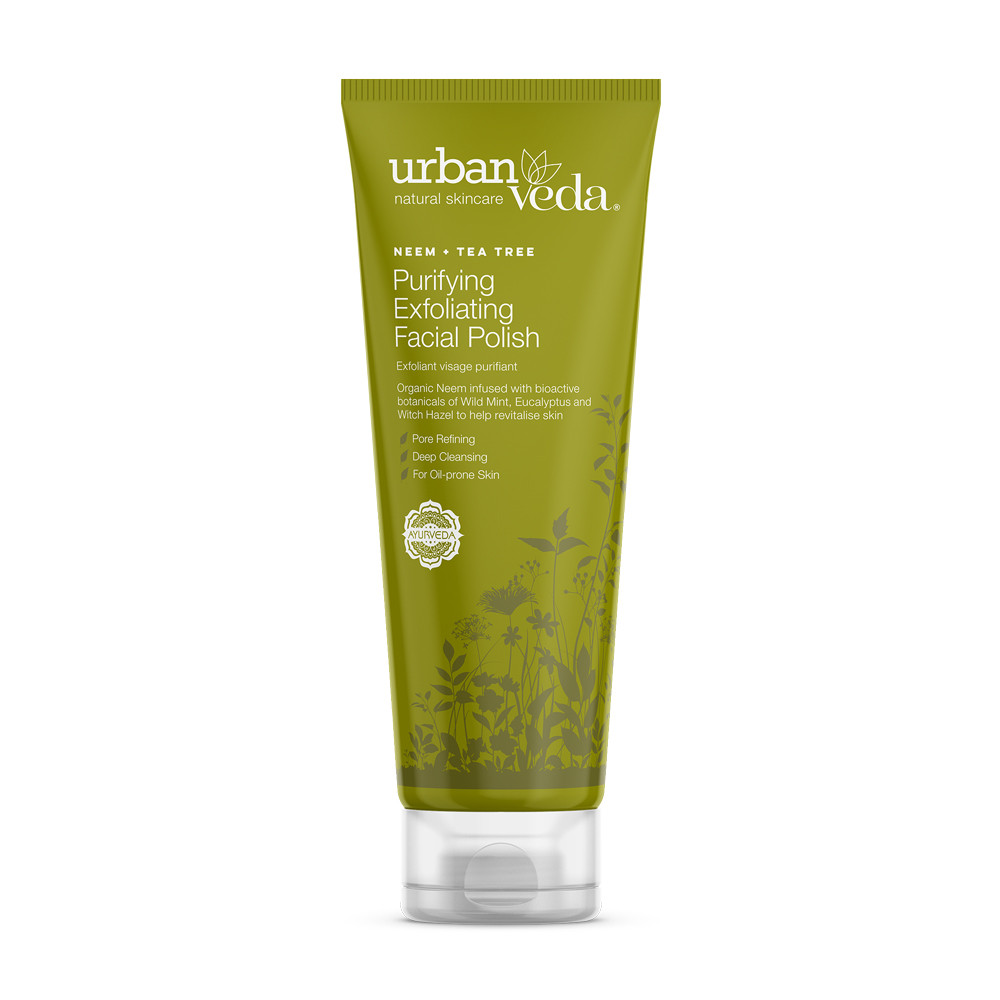 Urban Veda Purifying Neem Tea Tree & Salicylic Acid Exfoliating Facial Polish 125ml