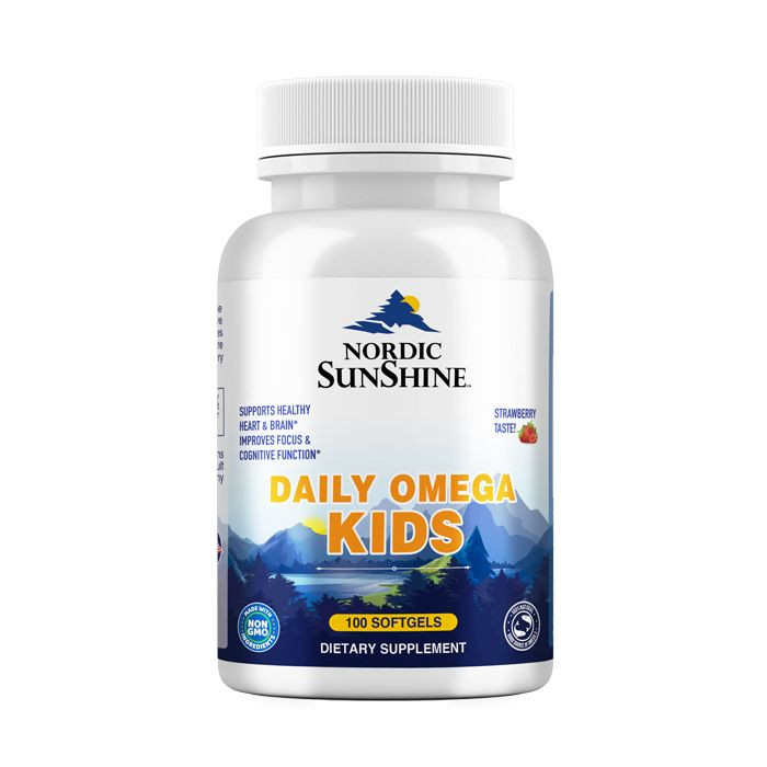 Nordic Sunshine Daily Omega Kids Chewable Softgels 100's 350mg