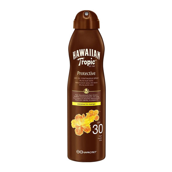 Hawallan Tropic Tanning Dry Oil Spray SPF 30 - 180 ML