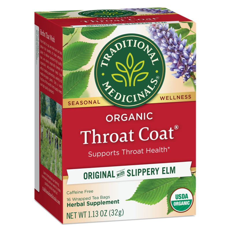 Traditional Medicinals Throat Coat 16 Tea Bags