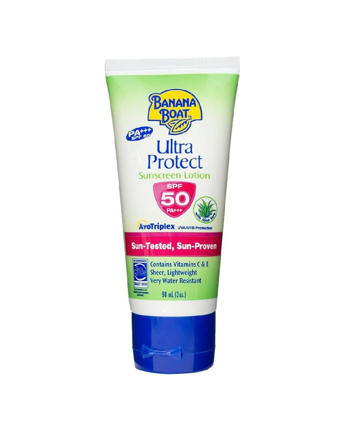 Buy Banana Boat Ultra Protect SPF 50 Sunscreen Lotion 90 ml Online at ...