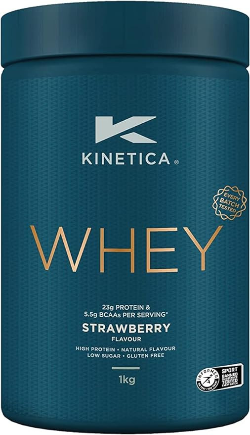 Kinetica Whey  protein Powder Strawberry 1kg