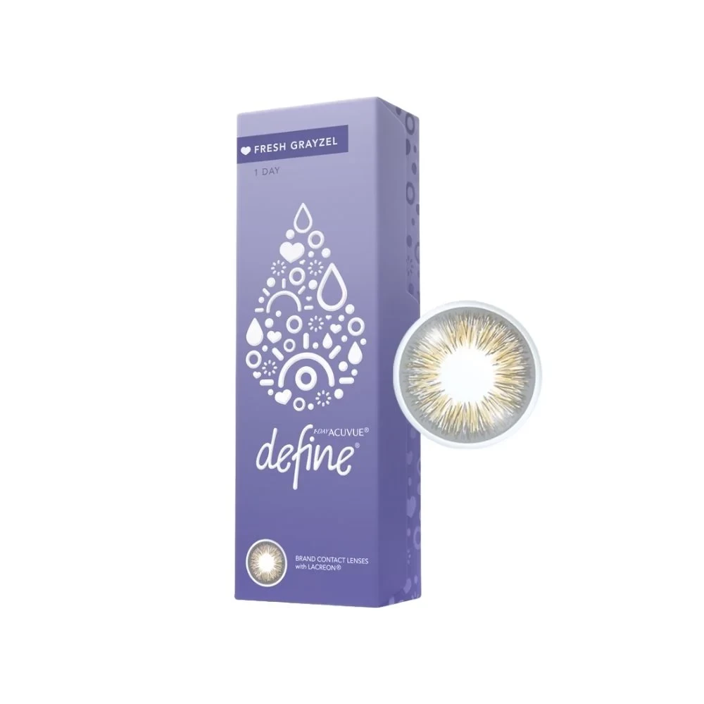 1-Day Acuvue Define - Fresh Grayzel 10 Lenses - Daily