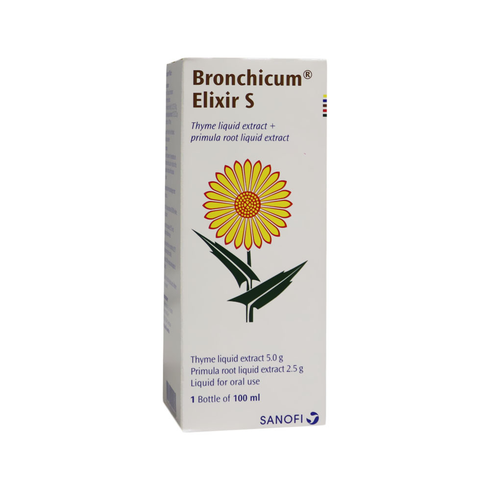 BRONCHIUM ELIXIR S SYRUP 100 ML