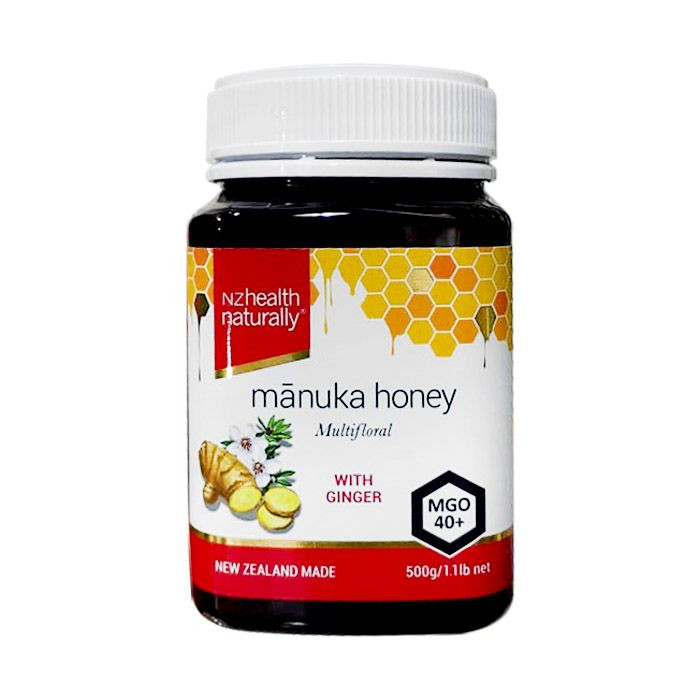 Nz Health Manuka Honey MGO 40+ 500 g With Ginger