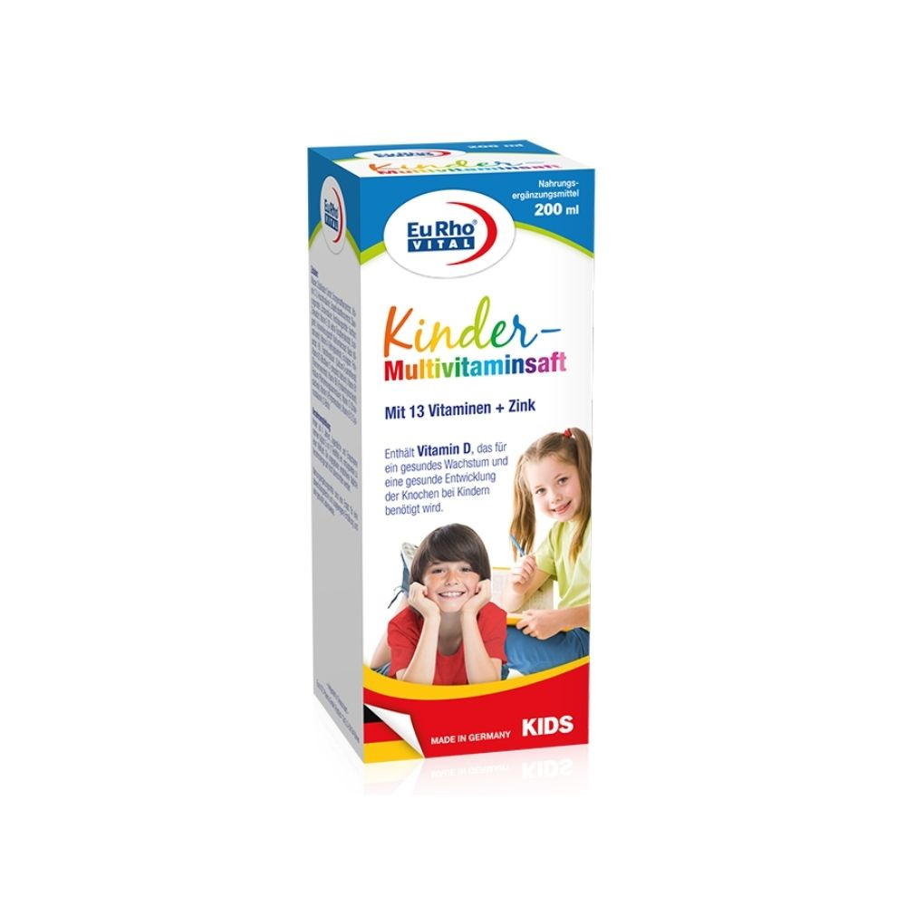 EURHO VITAL KINDER MULTIVITAMIN SYRUP 200ML