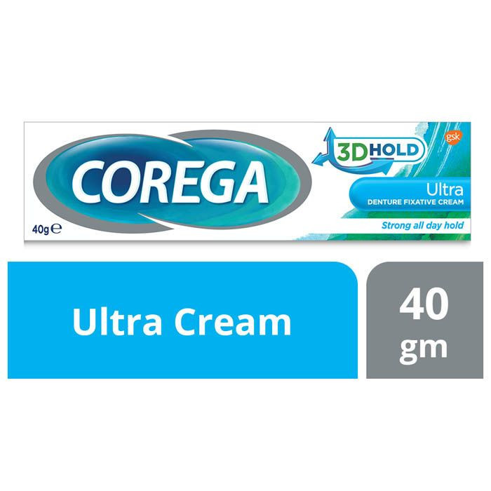 Corega Ultra Denture Fixative Cream 40 gm