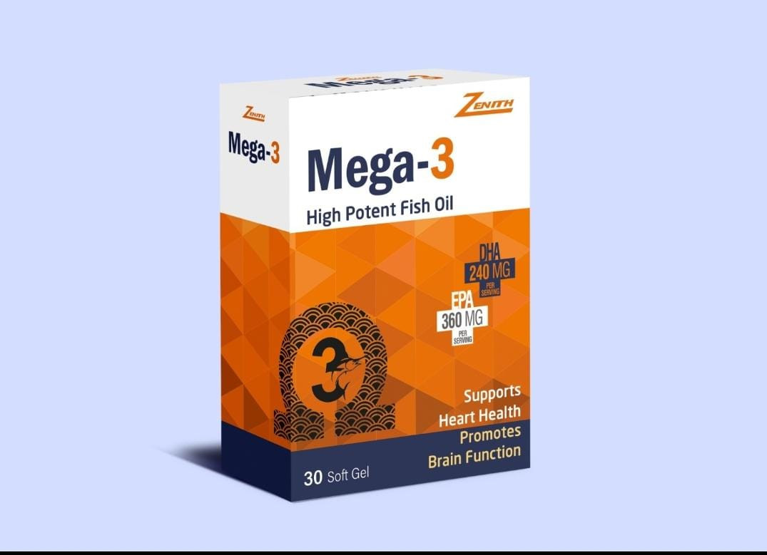 Zenith Mega 3 soft gel 30s
