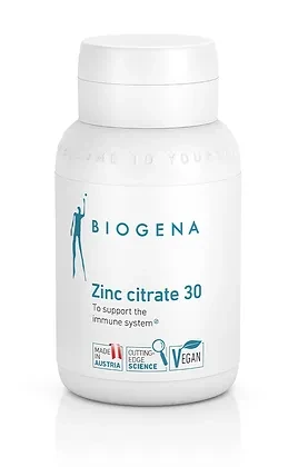 BIOGENA Zinc citrate 30 - 60 Capsules