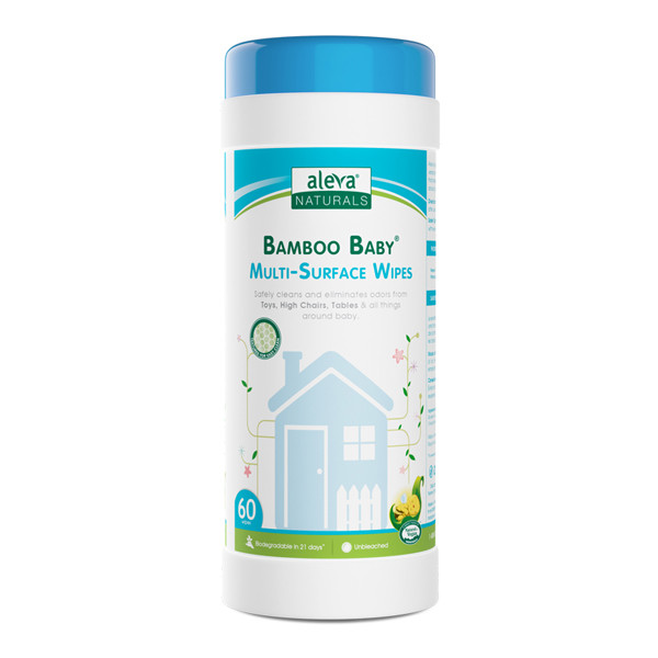 Aleva Naturals Multi-Surface Wipes 60'S