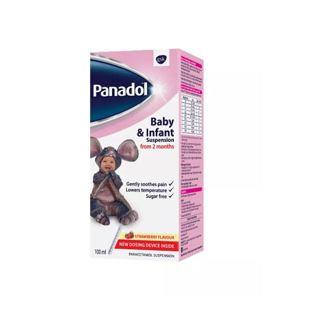 Panadol Baby & Infant Suspension 120mg/5ml 100 ml