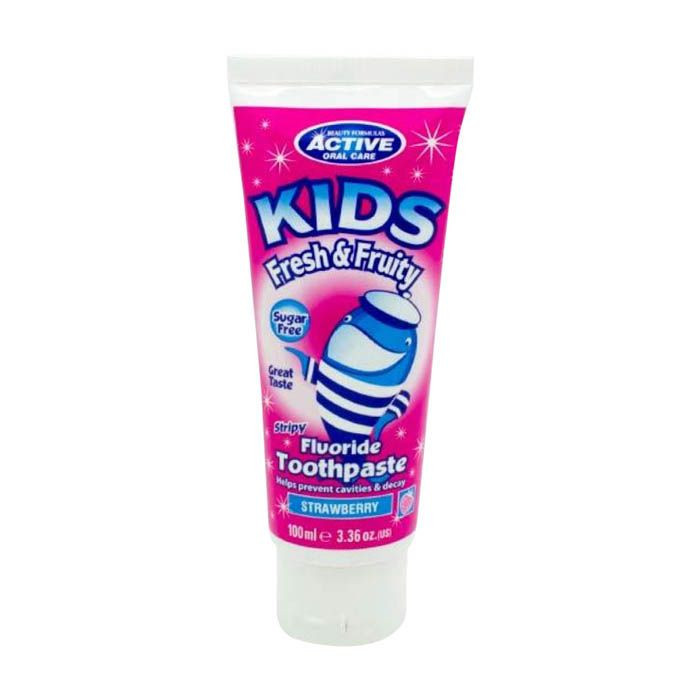 Beauty Formulas Kids Fresh & Fruity Fluoride Toothpaste 100 ml