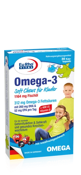 EuRho VITAL OMEGA-3 SOFT CHEWS FOR KINDER