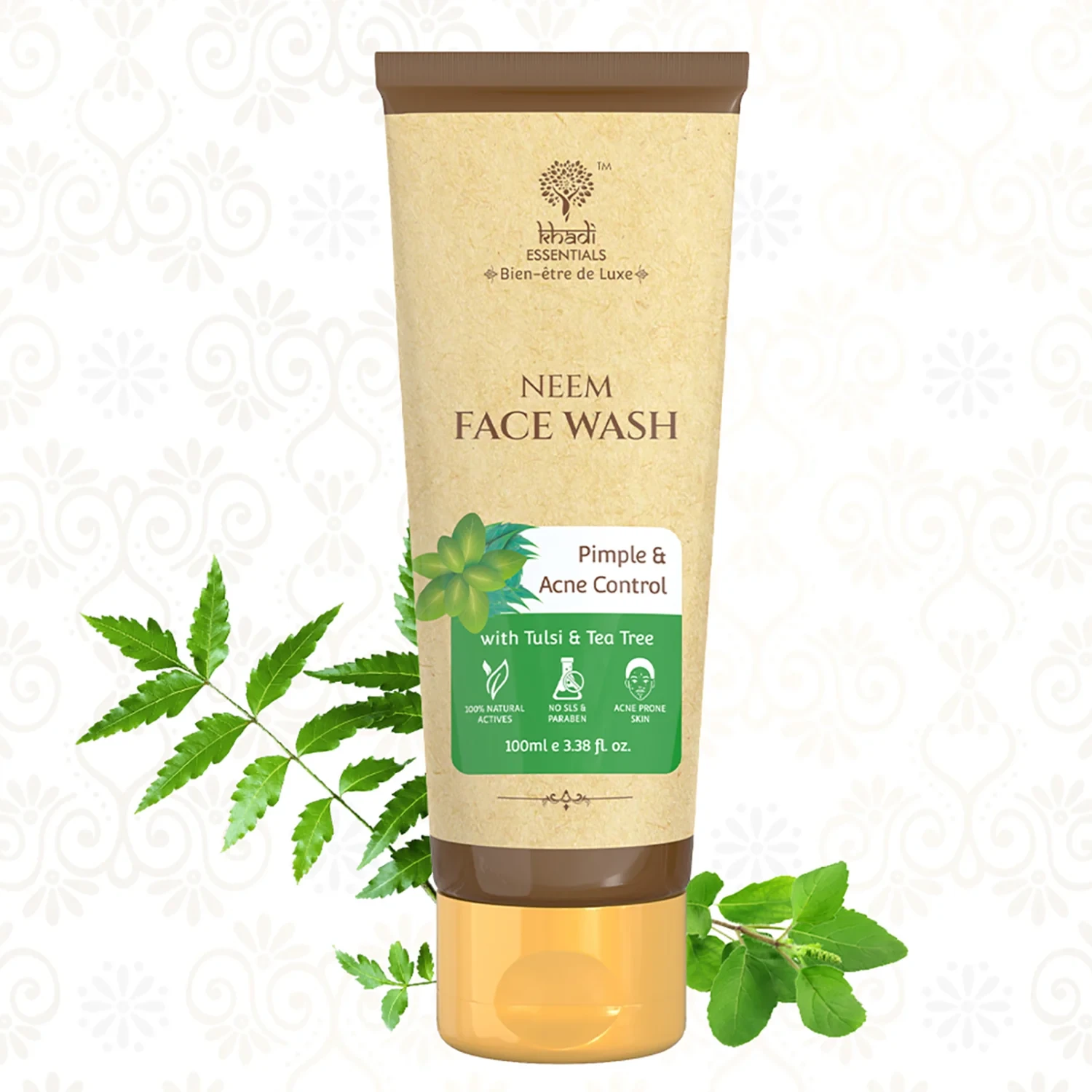Khadi Essentials Neem Face Wash  100ml