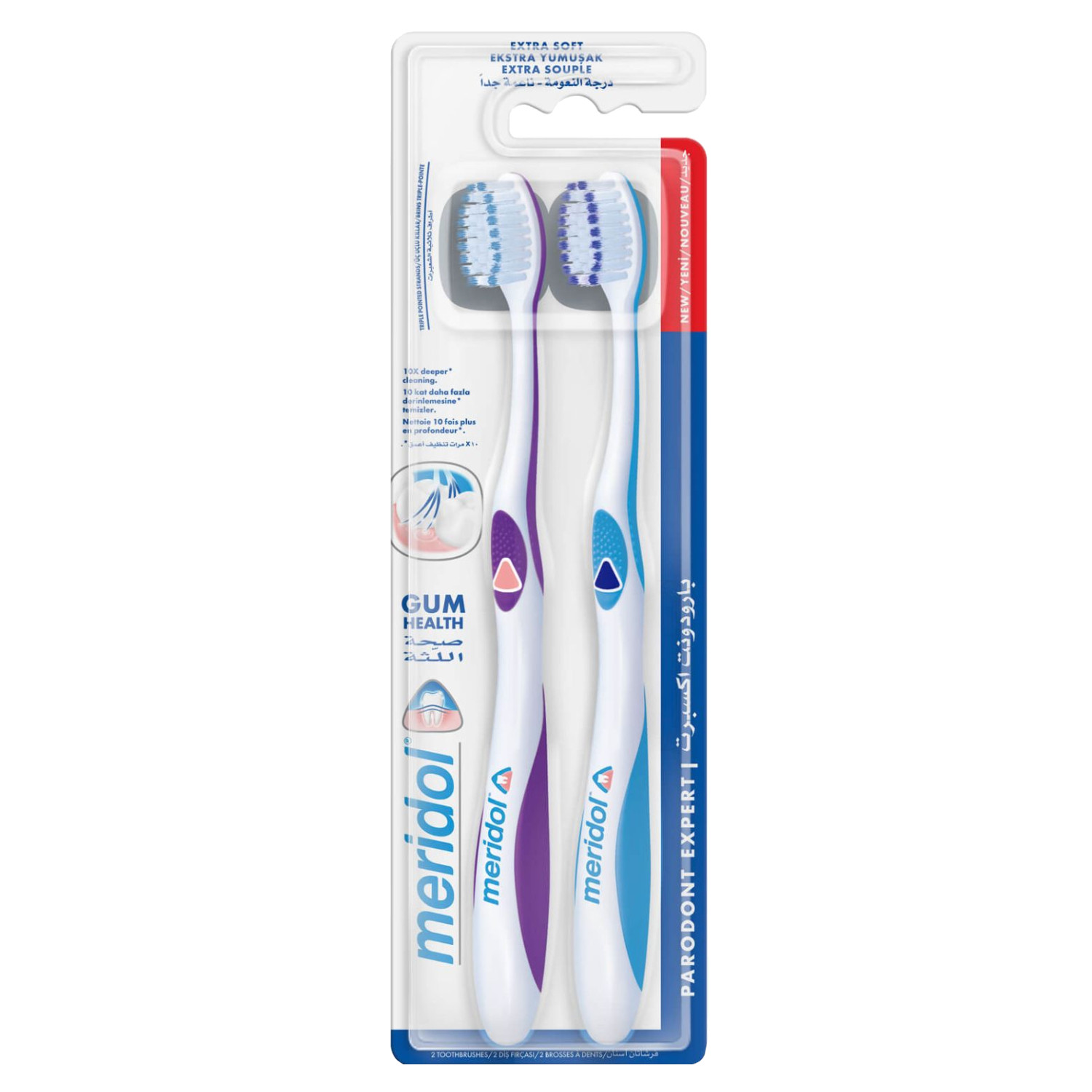 Meridol Gum Health Extra Soft Toothbrush