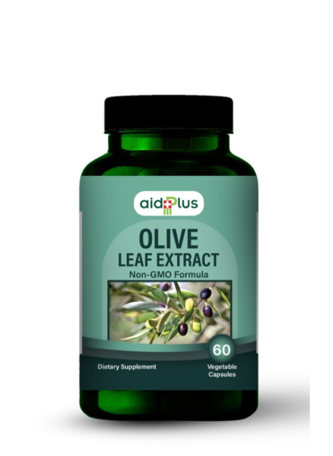 Aidplus Olive Leaf Extract 60 Capsules –  Immune Support, Antioxidant Protection, And Cardiovascular Health