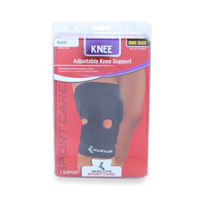 Mueller Adjustable Black Knee Support