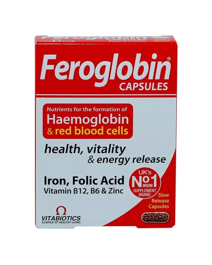 Vitabiotics Feroglobin capsules 30's