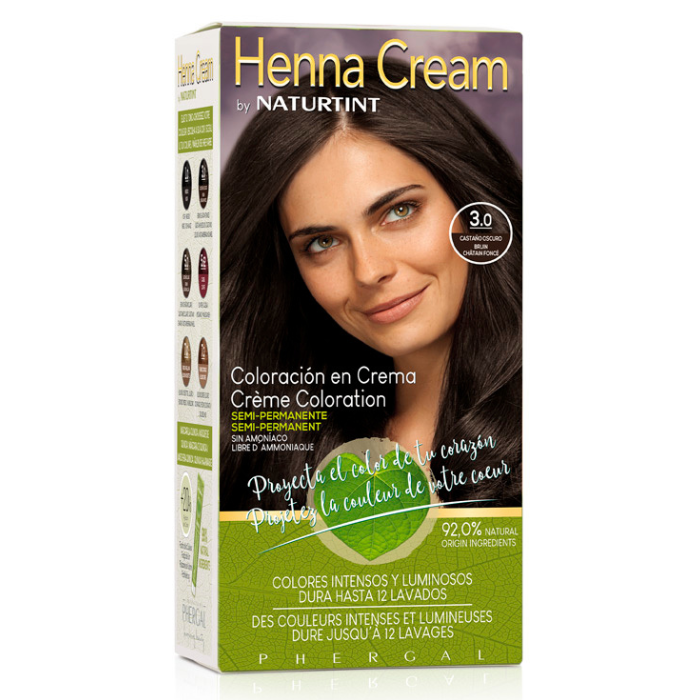 Naturtint 3.0 Henna Cream  Dark Chestnut Brown