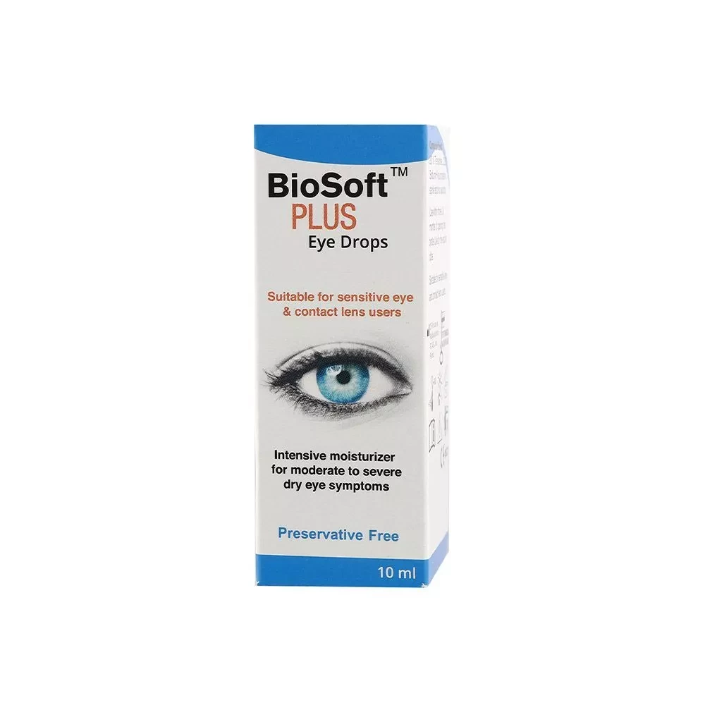 BIOSOFT PLUS EYE DROPS 10ML
