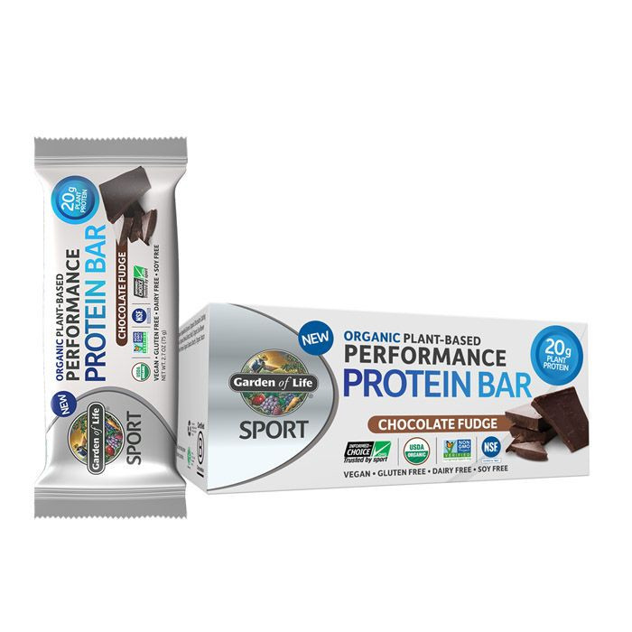 GARDEN OF LIFE SPORT BAR CHOCOLATE FUDGE (12 PER CARTON)