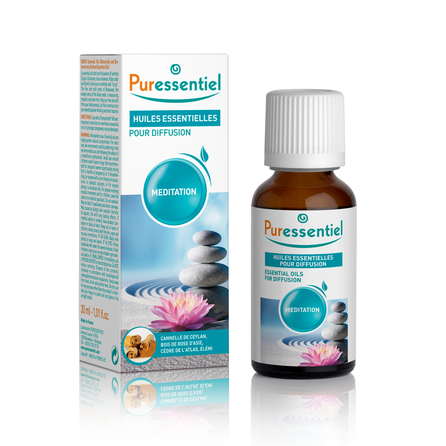 Puressentiel Essential Oils for Diffusion Meditation 30ml