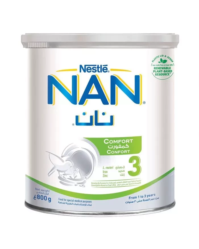Nestle NAN Comfort 3 Milk Powder 800 gm