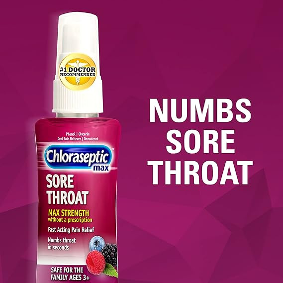ChloraSeptic Soar Throat Max Wild Berries Spray 118ml