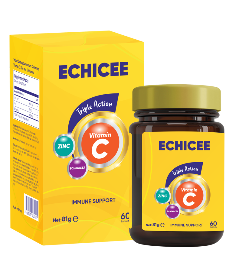 Actiwell Echicee Triple Action Immune Support Tablets 60'S
