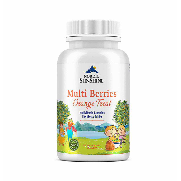 Nordic Sunshine 60’s  Multiberris Multivitamin Gummies
