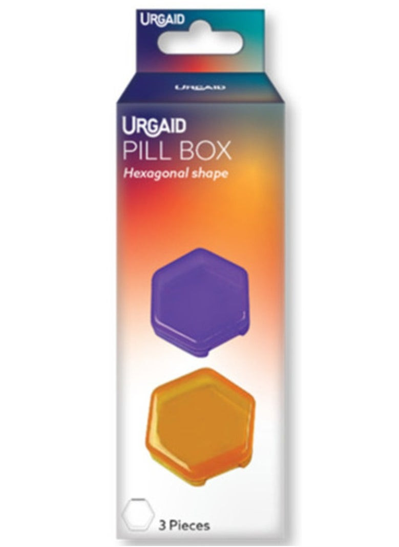 URGAID Hexagon Pill Box