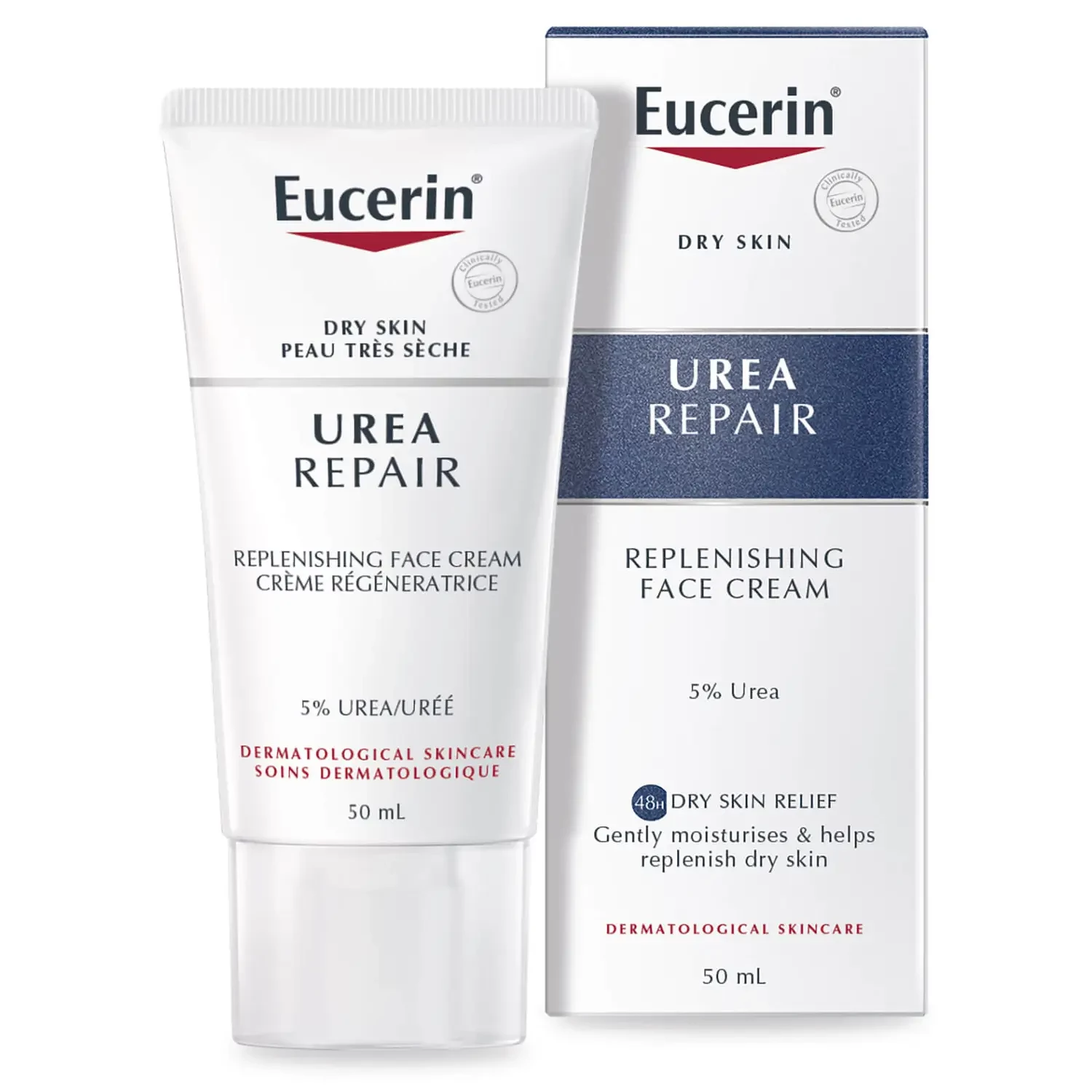 Buy Eucerin® Dry Skin Replenishing Face Cream 5% Urea with Lactate ...