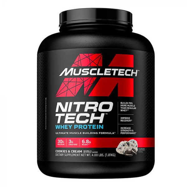 Muscle Tech Nitro Tech Performance Series Cookies And Cream 4 Lb
