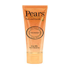 Pears Pure And Gentle Daily Cleansing Facewash, Mild Cleanser With Glycerine, Balances Ph, 60 G 100% Soap Free