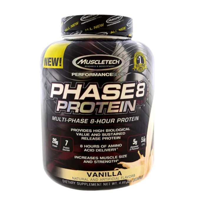 Muscle Tech Phase 8 Vanilla 4.4 Lb