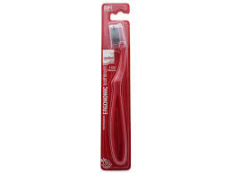 Intermed Ergonomic Soft Toothbrush - Red