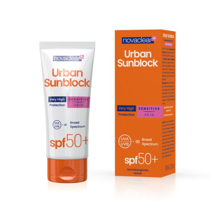Novaclear 40ml Urban Sunblock (Spf 50+) Sensitive Skin  1+1