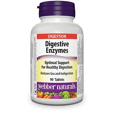 Webber Naturals Digestive Enzymes Tablets 90'S