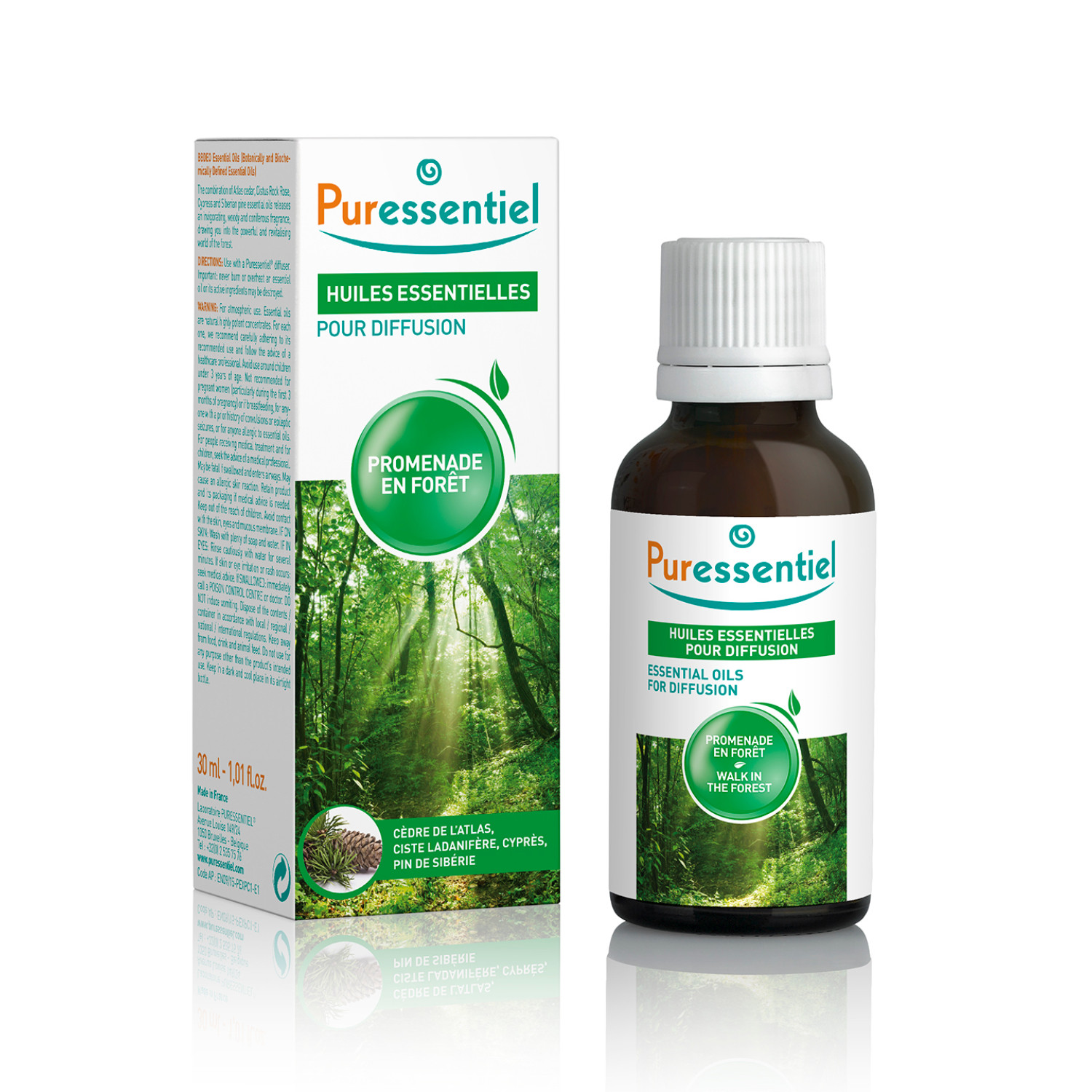 Puressentiel Essential Oils for Diffusion Walk in the Forest 30ml